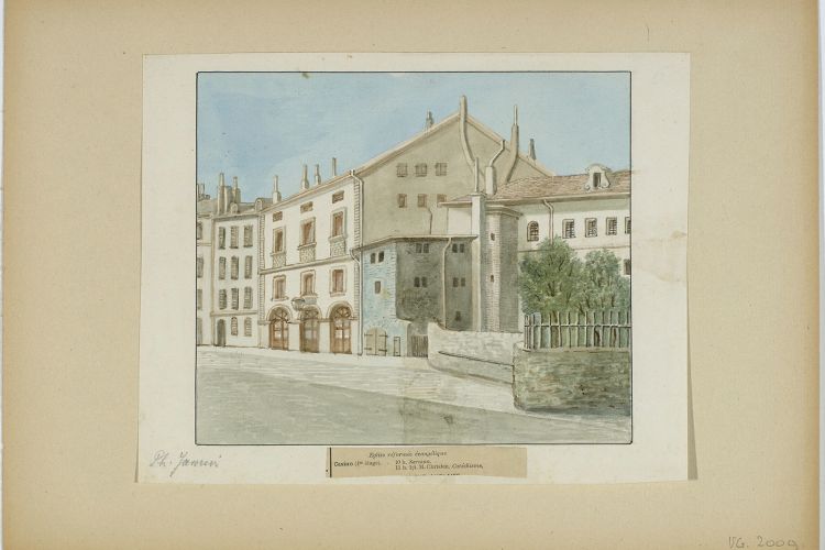 Philip Jamin (1848-1918), le Casino de Saint-Pierre avant 1900. Bibliothèque de Genève.